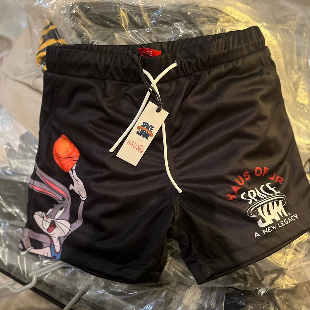 House of JR space jams kids short